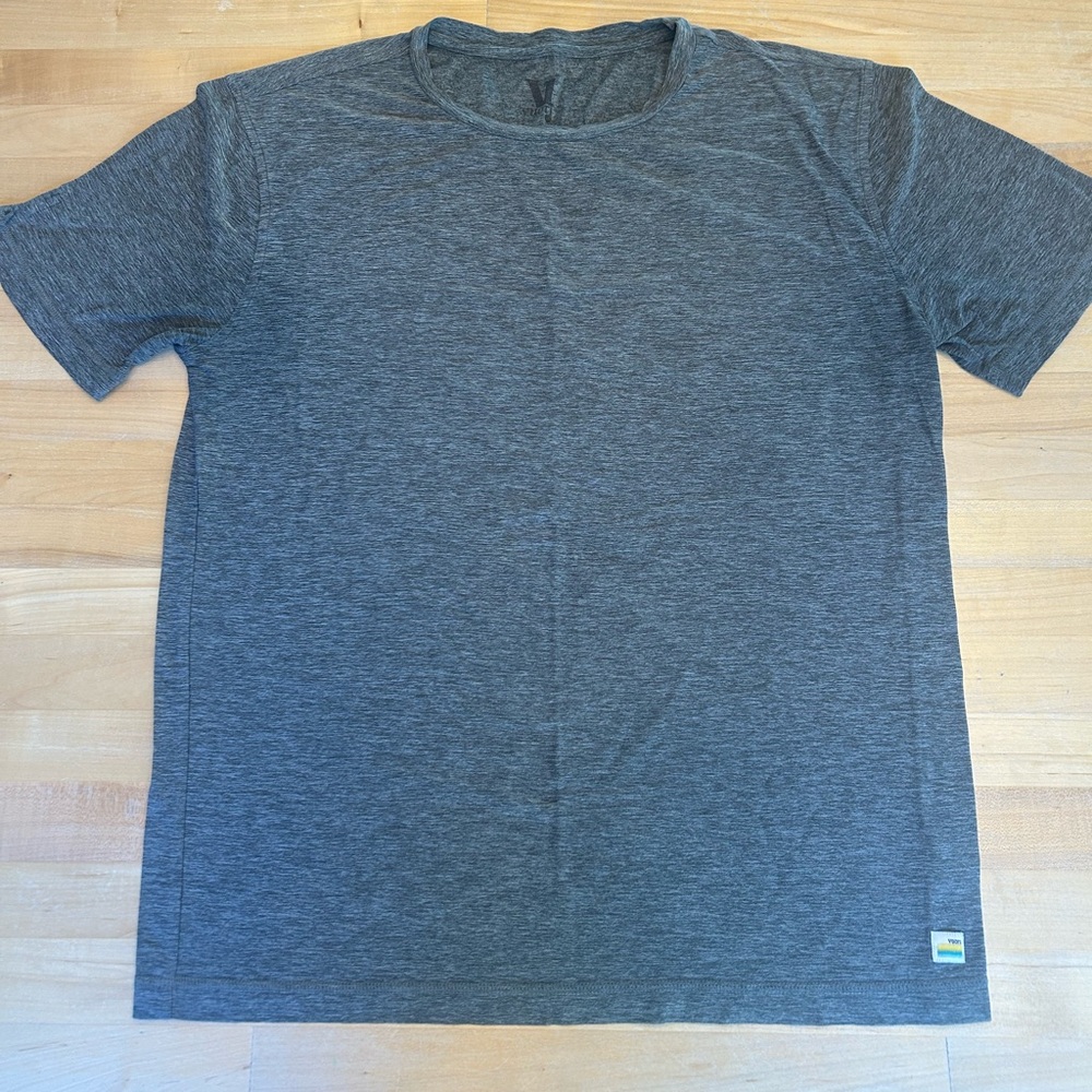 Vuori Gray Short Sleeve Strato Tee